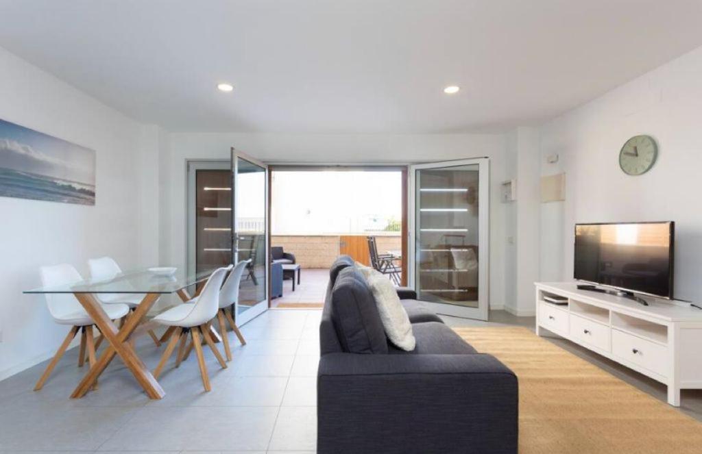Ferienwohnung Modern Seafront Flat With A Private Garage El Médano Exterior foto